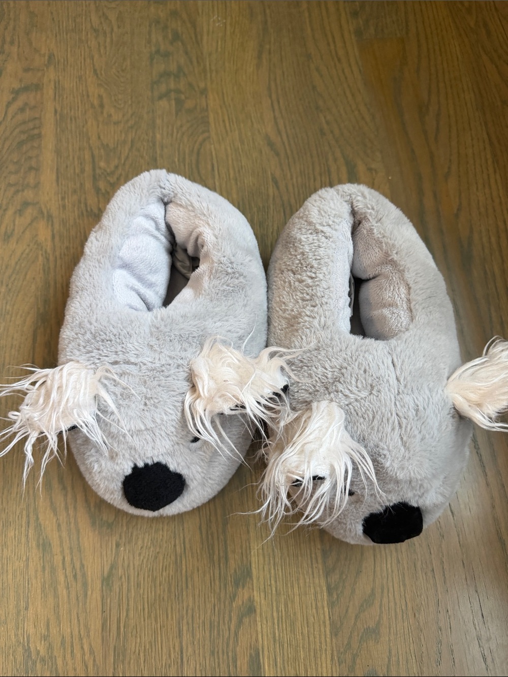 H&M Light Grey Kids' Dog Slipper Shoes